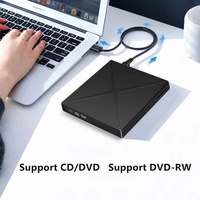 External Usb 5.25 Dvd Driver Storage case Usb 3.0 Pop-up Mobile External Dvd Rom Optical Drive