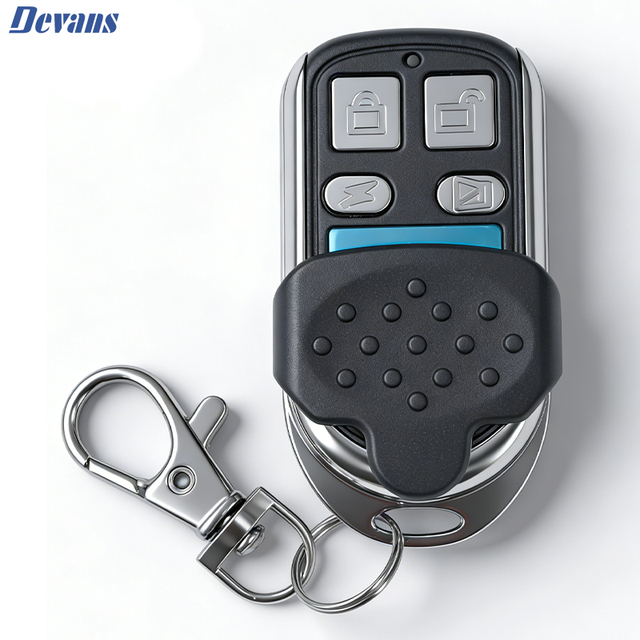 High Quality 433MHz Metal Case Remote Control Key Fob Cloning   Rolling Code Learning Code Face-to-Face  Duplication Remote