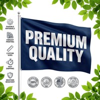 Drapeaux d'extérieur OEM ODM Fabricant Personnalisé 3x5ft Polyester Durable Haute Qualité pour Événements Populaire Pas Cher Vente Prix Bas Y