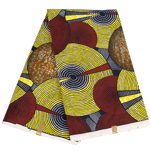 Berbagai Pola Kain Batik Organik Bernapas 100% Katun Gaya Ankara Afrika Kain Batik Afrika Bermotif Lilin Tenun Dobby Disisir