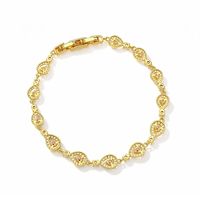 Bracelet en cristal, bracelet de mode, bracelet tennis, bijoux à maillons fins, design luxueux et délicat, bracelet tendance été pour femme 2026