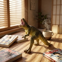 Figurine de dinosaure T-Rex en vinyle écologique - Grand modèle d'animal préhistorique pour enfants, jouet éducatif de collection en gros