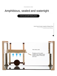 Boîte d'alimentation en verre, bac à chiens BG de croissance DJ-01, boîte en verre, pour gecko, corne de grenouille, araignée, <span class=keywords><strong>reptile</strong></span>, <span class=keywords><strong>terrarium</strong></span> - Product Image 5