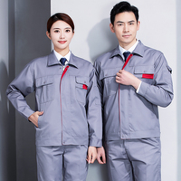 Vêtements de travail Printemps-Automne, ensemble de vêtements de travail à manches longues, veste de travail pour usine, atelier, entrepôt