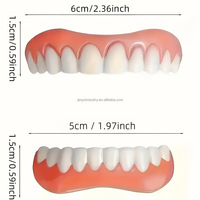 Cosmétiques dentaires : Kit de prothèses dentaires amovibles, gel modelable pour remplissage, appareil dentaire en silicone, kit de relineage de prothèses, kit de dents artificielles