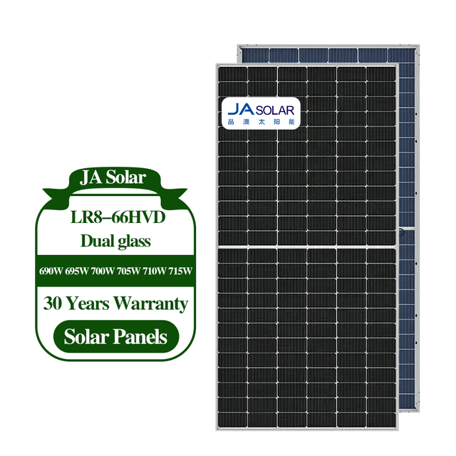 Ready Stock JA Solar 720W DeepBlue 3.0 Series Bifacial Solar Panel 700W PV Module with High Power Large Scale Solar Power Plant