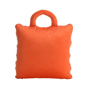 Coussin en peluche portable en gros, coussin doux imprimé chat <span class=keywords><strong>OK</strong></span> de dessin animé, couverture-coussin combinée, logo personnalisé, oreiller de voyage pour la sieste, cadeau - Product Image 2