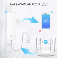JBLYU Tuya Smart Life APP Détecteur de fuite de sécurité étanche pour maison intelligente Alarme Capteur de fuite d'eau Zigbee