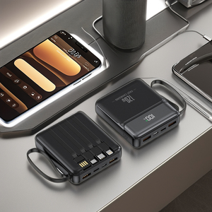 Biểu Tượng Tùy Chỉnh 10000MAh Siêu Mỏng Ngân Hàng Điện Cầm Tay Nhanh Chóng Sạc 20W Type-C Micro Cáp USB Cho Các Thiết Bị Di Động Bán Buôn - Product Image 2