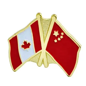 Custom Made Wholesale Canadian Flag Lapel Pins Canada Country Flag Pin