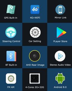 Reproductor Multimedia para Auto Wanqi 4G Lte de 9 Pulgadas con Android 11, Radio, Video, Audio Estéreo, Sistema de Navegación para Honda <span class=keywords><strong>Civic</strong></span> 2004-2011 - Product Image 4