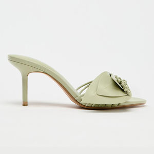 Yx2025 Verano Nueva moda Sexy Banquete Zapatillas Trabajo de mujer Sandalias de tacón alto - Product Image 3