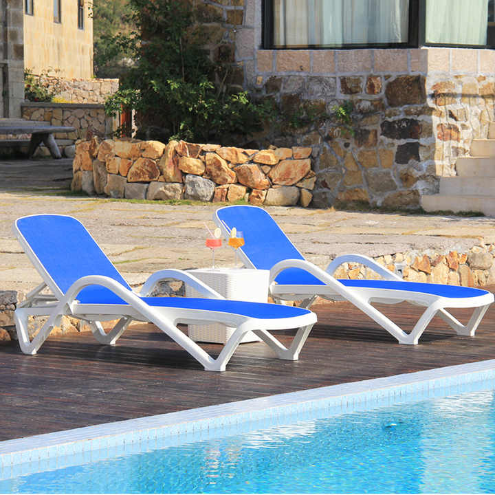hard plastic pool loungers