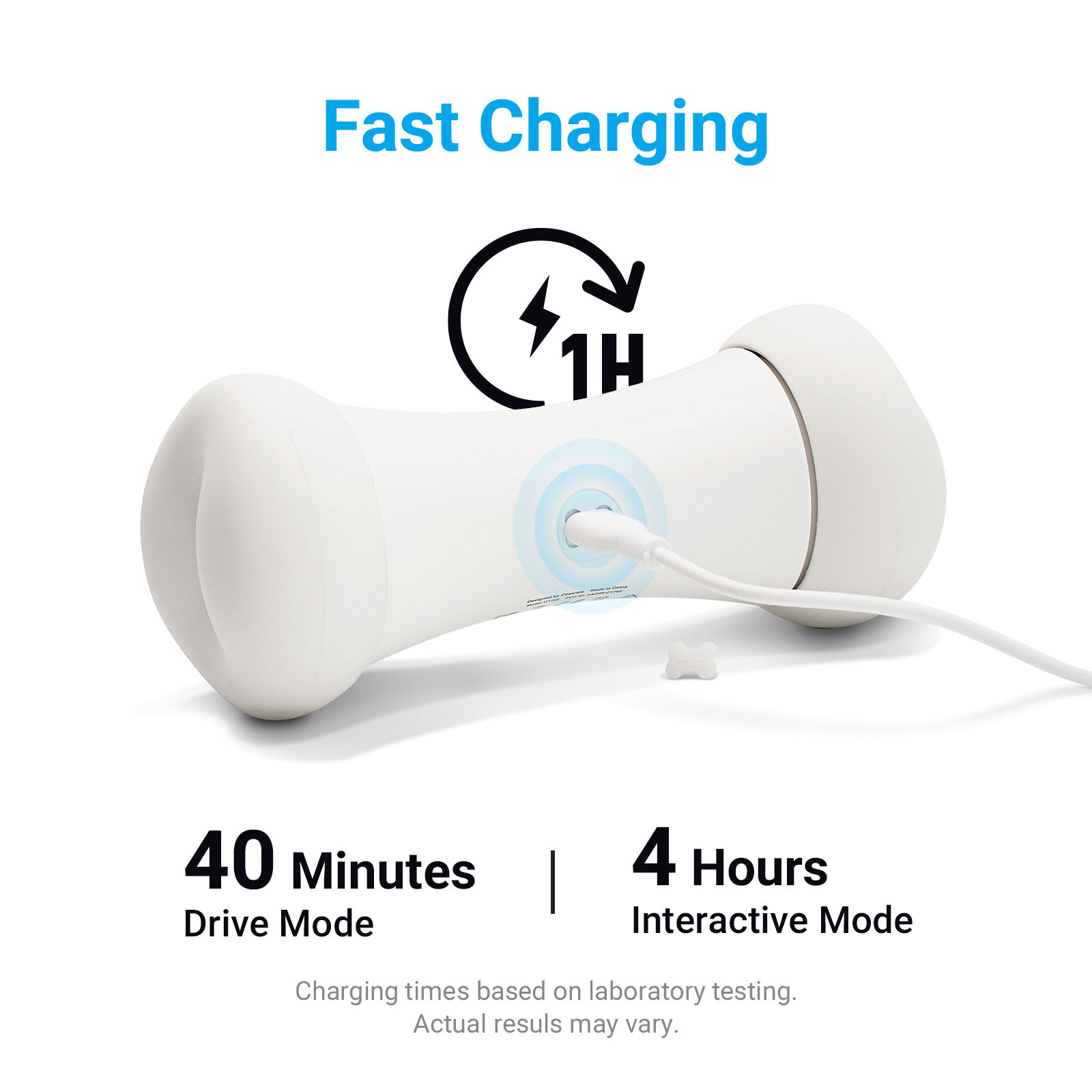 2025 New Arrival AI Robot Agility Toy for Dogs Battery Operated Modern Fashion Style Hot Sale Dog Logo Bone Shape Plush Made PC