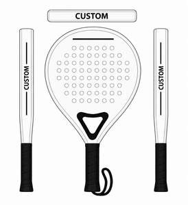 Raquette de padel en fibre de carbone dorée, profilé de 40 mm, finition <span class=keywords><strong>sable</strong></span> 3D Spin, raquette professionnelle OEM ODM Palas De Padel - Product Image 6