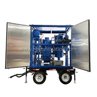 Nouvelle machine de régénération d'huile de transformateur sous vide triphasée 380V MobileTrailer avec garantie de 5 ans