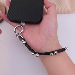 Phong cách mới đinh tán dây Mặt dây chuyền-Độc đáo Punk phong cách điện thoại di động móc áo, Keychain, túi phụ kiện, túi xách trang trí - Product Image 6