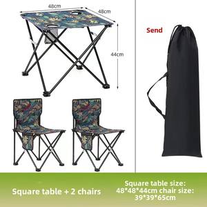 โต๊ะไม้ไผ่พับได้ น้ำหนักเบา พกพาสะดวก พร้อมผ้าคลุม สำหรับตั้งแคมป์ ปิ้งย่าง ปิกนิก และตกปลา ใช้งานกลางแจ้ง - Product Image 2