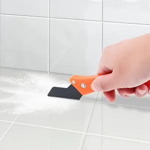 Herramientas de limpieza de huecos de azulejo de acero inoxidable, cuchillas para pared, suelo, azulejo, removedor de lechada, mortero, papel tapiz, raspador de pintura, eliminación de limpieza - Product Image 6