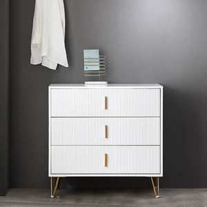 Comodino moderno in legno con 3 cassetti design <span class=keywords><strong>tavolo</strong></span> ad <span class=keywords><strong>angolo</strong></span> set camera da letto cassettiera credenza comodino in legno - Product Image 1