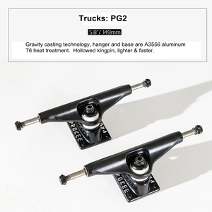 Creux Kingpin Camion Gratuit Personnalisé Sculpture Pompage Mini Cruiser Skateboard Surf Skate Surfskate avec PU Roues 29 pouces - Product Image 4