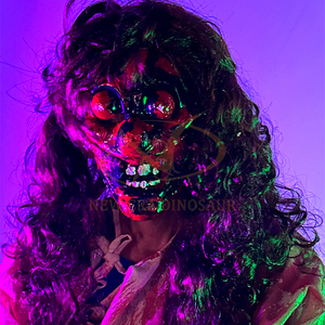 <span class=keywords><strong>Masque</strong></span> d'<span class=keywords><strong>horreur</strong></span> en tissu de fantôme de terreur animatronique à contrôle humain simulé pour une utilisation en intérieur pour les centres commerciaux d'Halloween, les aéroports et les garderies - Product Image 3