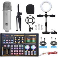 Carte Son Professionnelle 48V Enregistrement Live Kit Carte Son BM800 Chaussures Originales de Marque Femme 2024 Microphone Maono Microfono