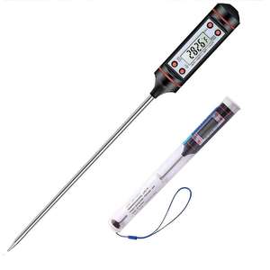 Thermomètre numérique à lecture instantanée avec sonde longue/courte, professionnel pour aliments, pour tester la température du barbecue, du steak, du <span class=keywords><strong>four</strong></span>, de l'huile et du lait - Product Image 1