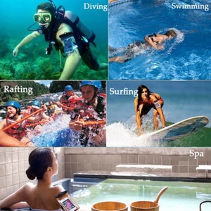Funda Impermeable Transparente para Teléfono Móvil, 100% Compatible, Universal, para Deportes Acuáticos, con Cordón, Bolsas Secas Subacuáticas - Product Image 6