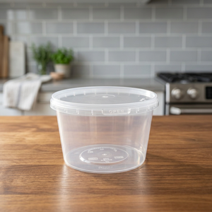 Contenedor de Plástico PET Virgen de Grado Alimenticio con Cierre de Seguridad, Capacidad de 500g+, Grosor de 17mm, Personalizable para Uso en Comida para Llevar, Fideos, Dulces y Delicatessen - Product Image 4