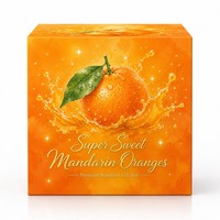 Op maat gemaakte bedrukte stevige geschenkverpakking voor zoet mandarijnensap, kunstzinnig design, premium fruitverpakking, groothandel