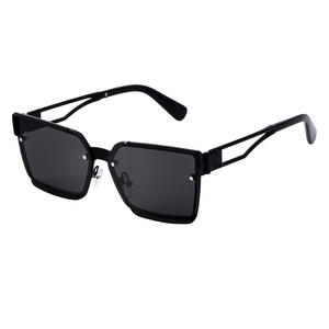 Lunettes de soleil carrées personnalisées, verres PC UV400, style Instagram, emballage en boîte, JD-98214 - Product Image 5