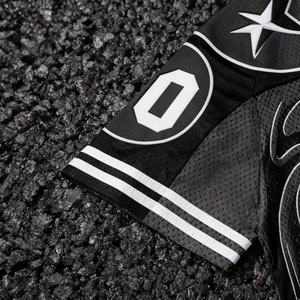 Maillot de football tendance streetwear personnalisé 2026 – Design brodé, logo, maille, coupe courte, style rétro, maillot de football américain pour homme - Product Image 2