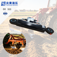 Cylindre hydraulique pour charrue réversible de machines agricoles, à course longue et conception multi-étages, en acier inoxydable chromé dur
