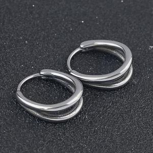 Pendientes Minimalistas Geométricos de Acero Inoxidable para Mujeres y Niñas, Estilo Vintage, de Fabricantes de Joyería - Product Image 4