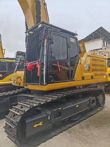 Chargeuse sur chenilles hydraulique jaune CAT 336GC, équipement de construction lourd - Product Image 2
