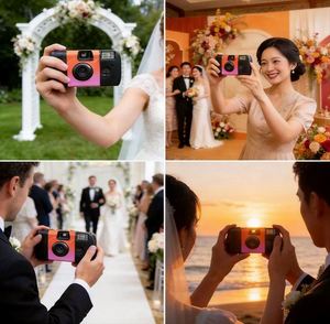 Appareil photo jetable 35 mm avec flash, appareil photo jetable rétro, logo personnalisé pour mariage - Product Image 6