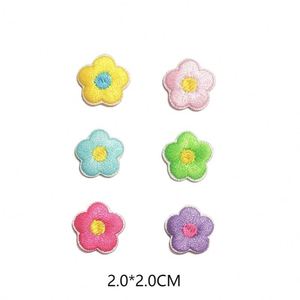 Self Adhesive Mini Cute Embroidery Colorful Flower Bowknot Patch for Diy Decoration - Product Image 5