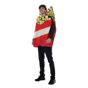 Disfraz de Papas Fritas para Adultos, Disfraz de Fiesta de Halloween con Temática de Comida, Traje de Fantasía - Product Image 4