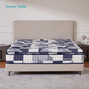 OEM ODM Qualitäts-Hybridmatratze King-Size <span class=keywords><strong>Memory</strong></span>-Schaum Hersteller Orthopädische Latex-Pillow-Top Taschenfederkernmatratzen Roll-in-Box - Product Image 2