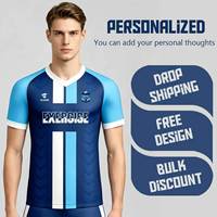 Jersey Sepak Bola Digital Printing Profesional Berkualitas Tinggi 2026 Desain Jersey Sepak Bola Poliester Tim Maillot De Football