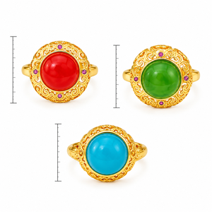 Anello retrò Court, gioiello da donna dal design classico per l'uso quotidiano - Product Image 5
