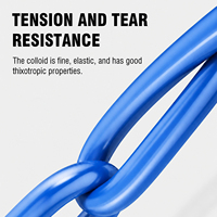 Mastic silicone bleu 100 % silicone de Chine, adhésif RTV haute température, écologique, pour la construction et le travail du bois