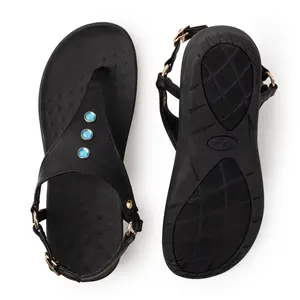 Summer Women Rubber beach sandals shoes foot supporter orthotics
