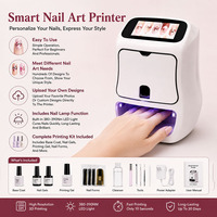 Imprimante 3D automatique pour nail art avec séchage LED, laser 3D pour vernis à ongles, motif floral, peinture numérique électrique automatique pour ongles, WiFi, ABS