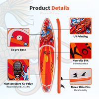 Livraison Gratuite UE Dropshipping Vente en Gros Planche à Pagaie Gonflable de 11 Pieds Planche de Surf SUP Paddleboard