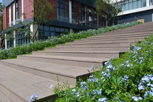 Platelage en fibre de ciment de haute qualité résistant aux intempéries Panneaux de <span class=keywords><strong>sol</strong></span> extérieurs résistants à la corrosion Excellente durabilité Jardins - Product Image 5