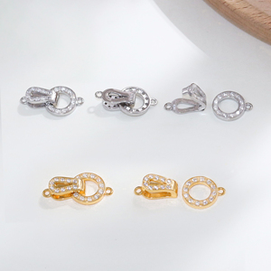 Pearl Necklace Clasp Accessories Universal Buckle For Diy <b>Bracelets</b> And Sweater Chains Metal Plating Jewelry Findings - Product Image 4