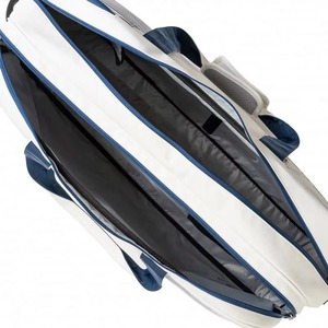 Échantillon gratuit 2024 Sac de sport personnalisé imperméable et anti-poussière pour raquettes de tennis, plage, badminton, pickleball, sac à dos en cuir - Product Image 3