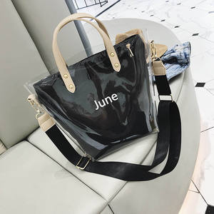 Sac à bandoulière d'été pour femme, petits sacs de gelée à rivets en pvc, sac de bonbons en gelée transparent en pvc 2021 <span class=keywords><strong>toto</strong></span> - Product Image 5